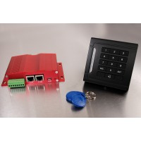 Access control device for electric lock with TCP/IP ethernet user interface