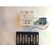 Battery operated master clock controller for slave clock
